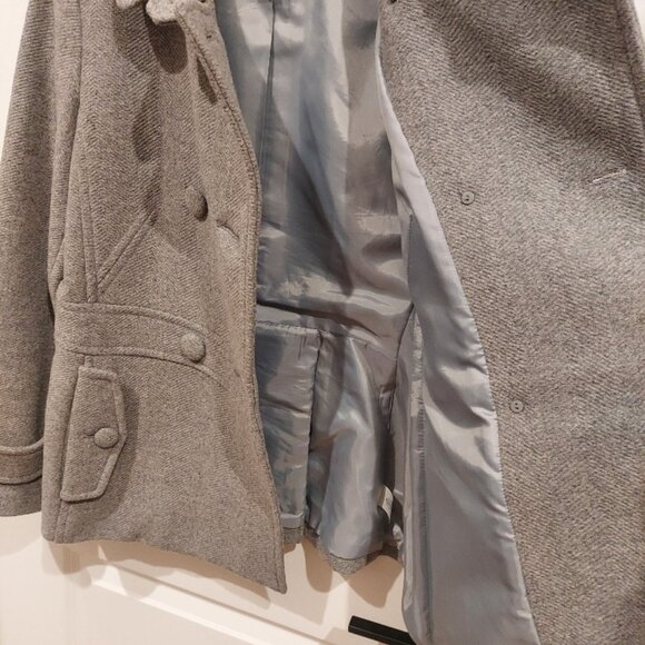 Talbots Double-Breasted Wool Coat - Picture 4 of 6